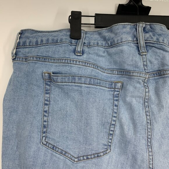 Torrid Denim Shorts Vintage Stretch Mid Rise Blue Distressed - Picture 10 of 11